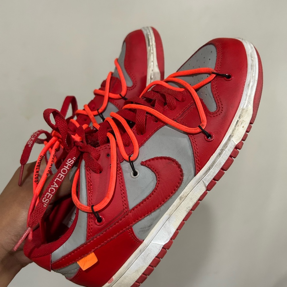 OFF-WHITE X DUNK LOW 'UNIVERSITY RED'